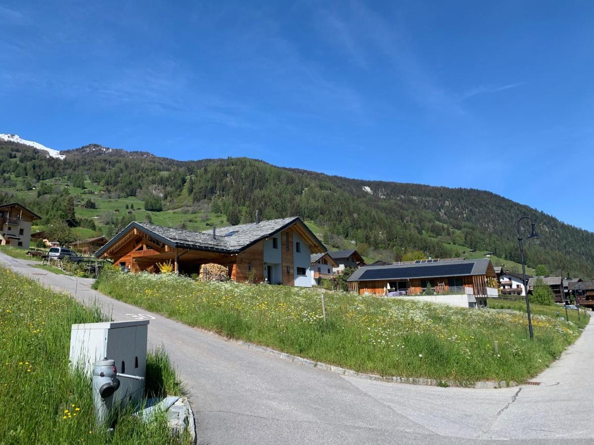 Aux Grands-Vergers Lägenhet Bruson Exteriör bild